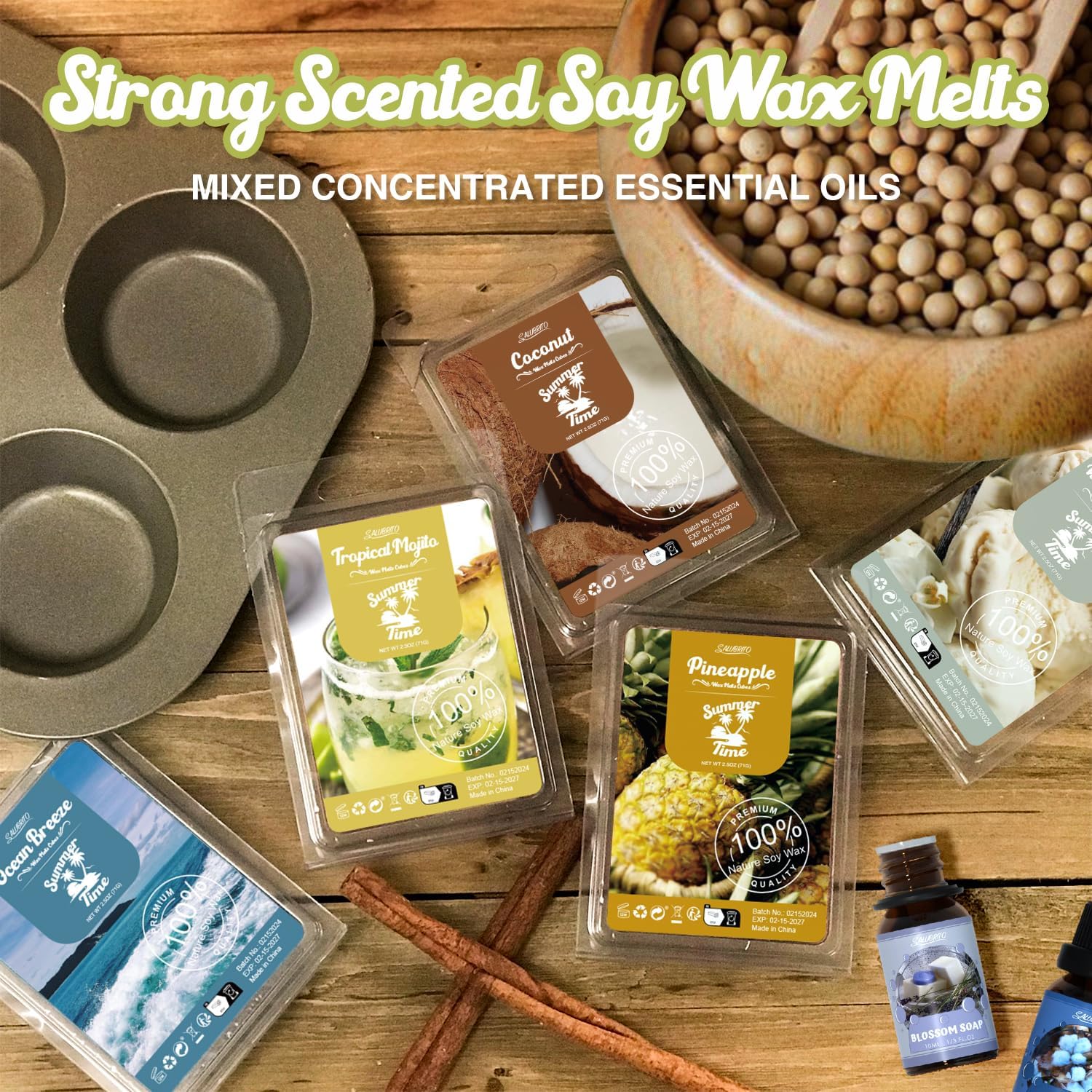Salubrito Summer Scented Wax Melts Gift Set