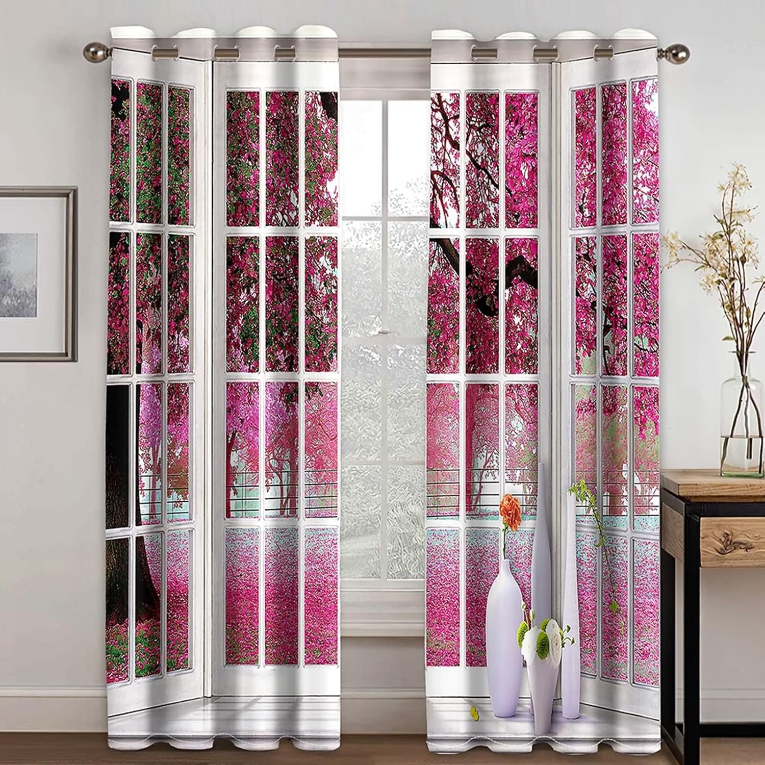 Homxi Blackout Curtain Panels Set of 2