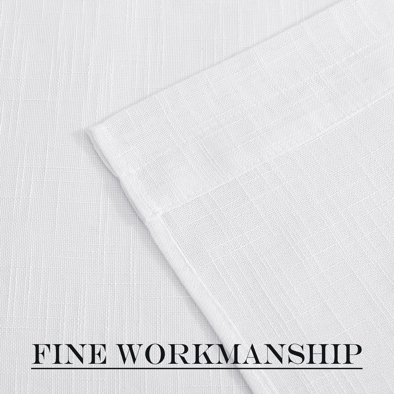 NICETOWN Sheer Door Curtain with Tieback 36W x 80L