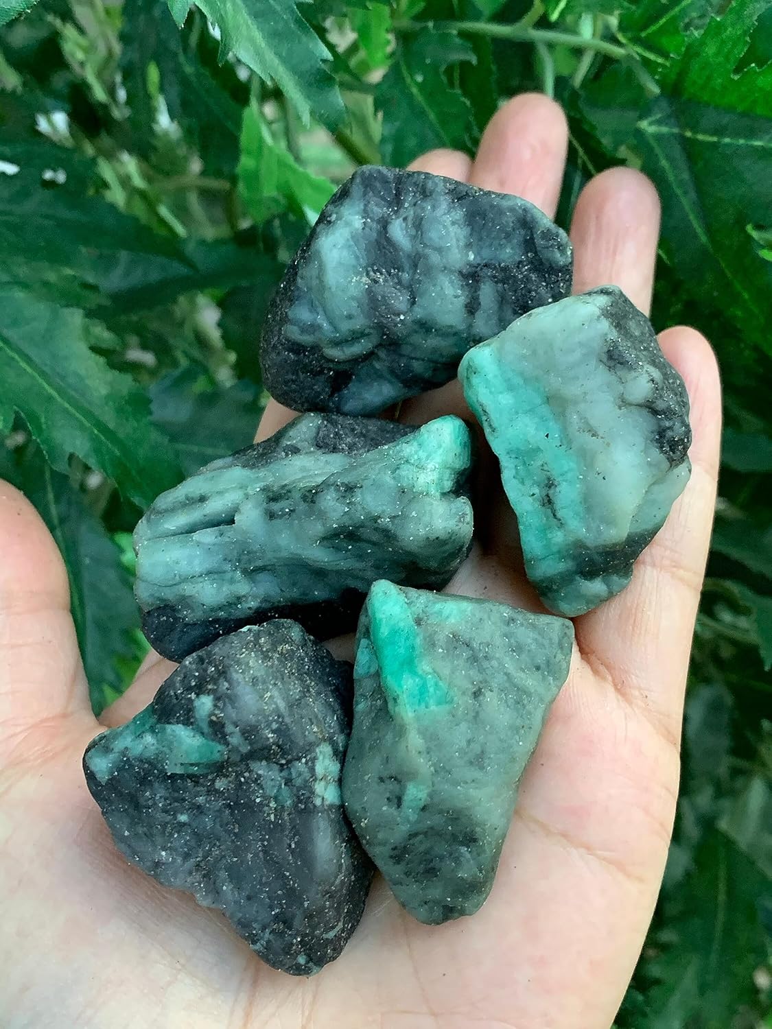 GAF Treasures 1 Pound Raw Emerald Stones