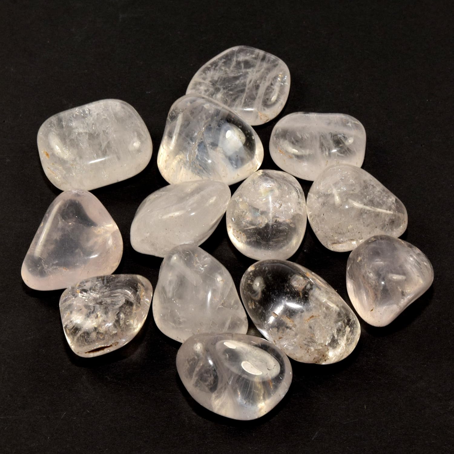 55mm Blue Angelite Pyramid Natural Crystal Angel Stone with Clear Quartz Cabochon