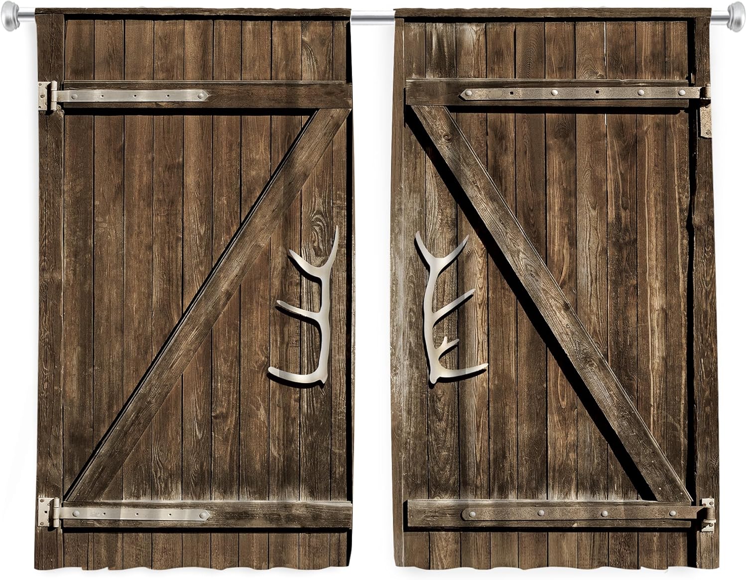Cinbloo Farmhouse Kitchen Curtains 2 Panels Set