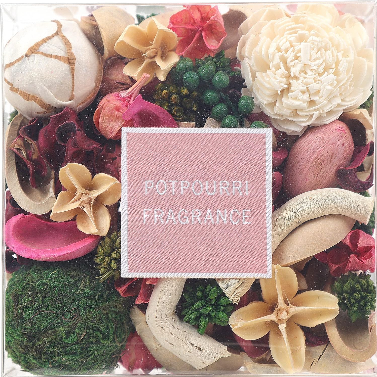 Qingbei Rina Rose Scented Potpourri Filler 14 Oz Blush Pink
