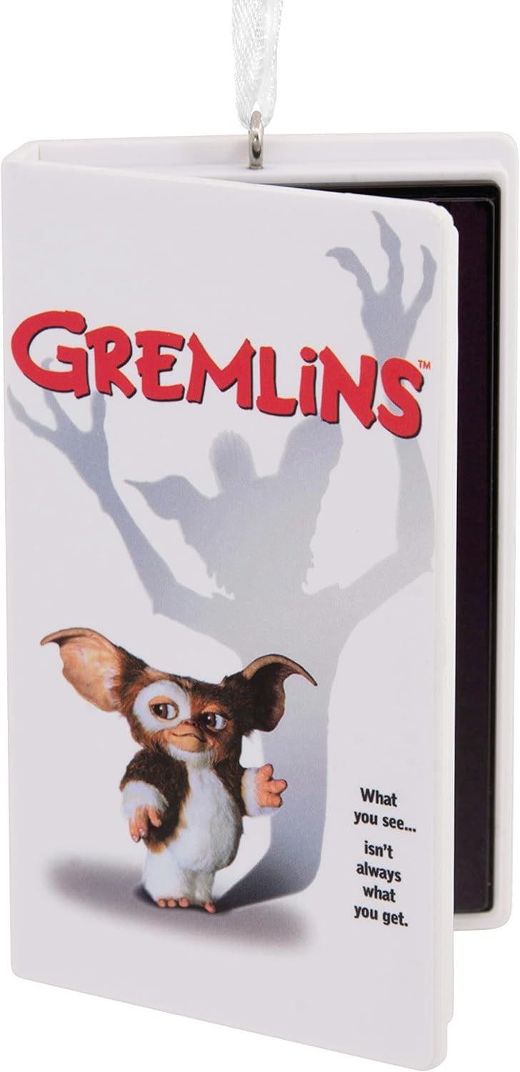 Hallmark Gremlins Retro Cassette Case Christmas Ornament