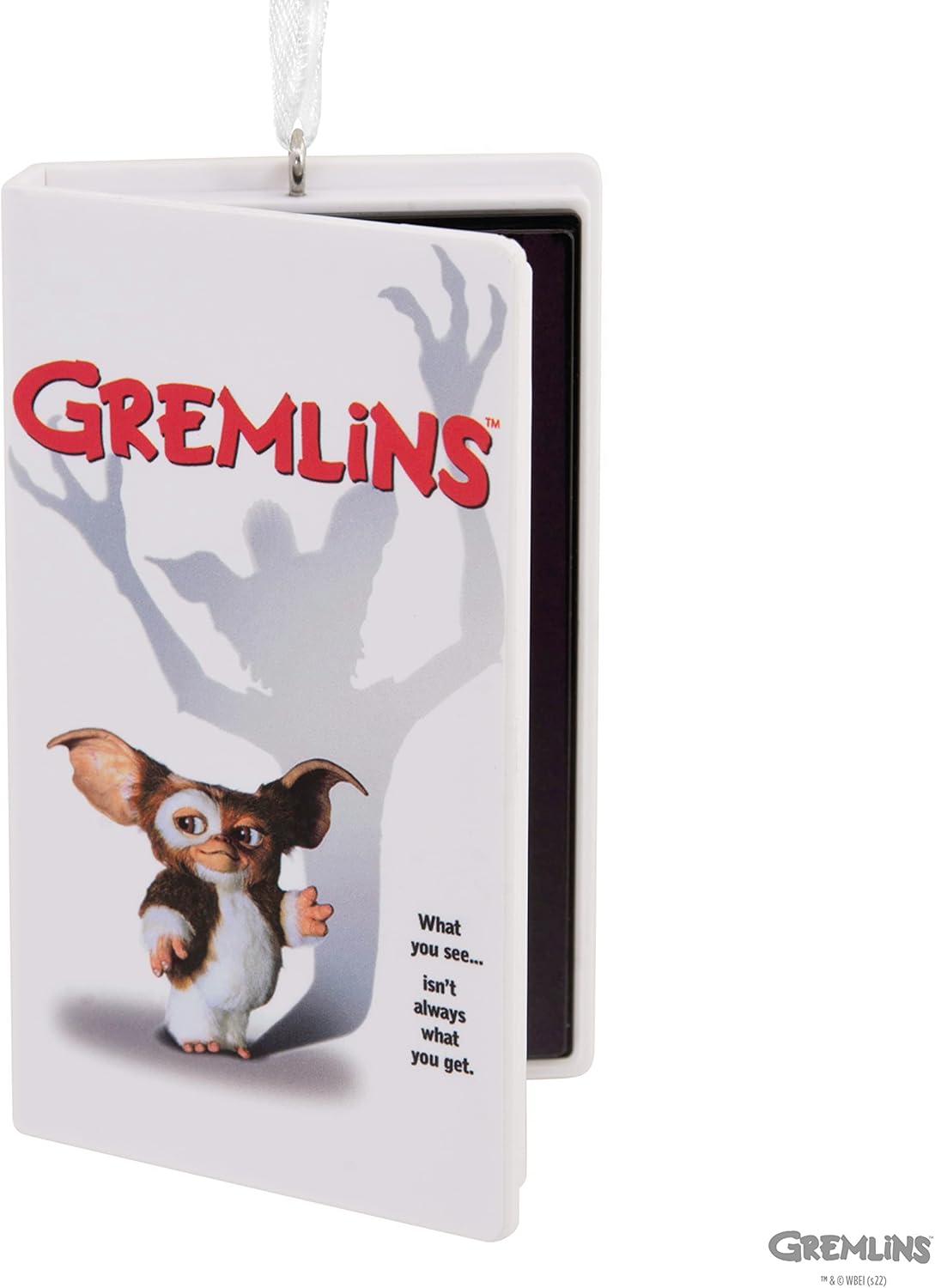 Hallmark Gremlins Retro Cassette Case Christmas Ornament